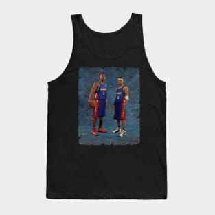 Dwyane Wade and Allen Iverson, NBA All-Star Game Portraits Tank Top